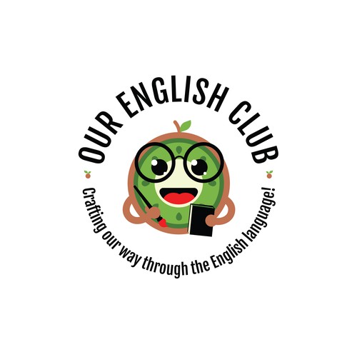 Fun and Exciting Logo for English Learning Club