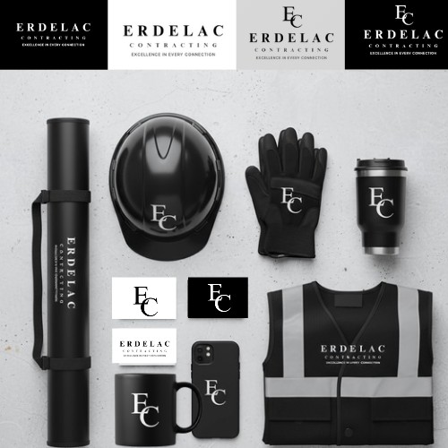 Erdelace  contracting logo design 