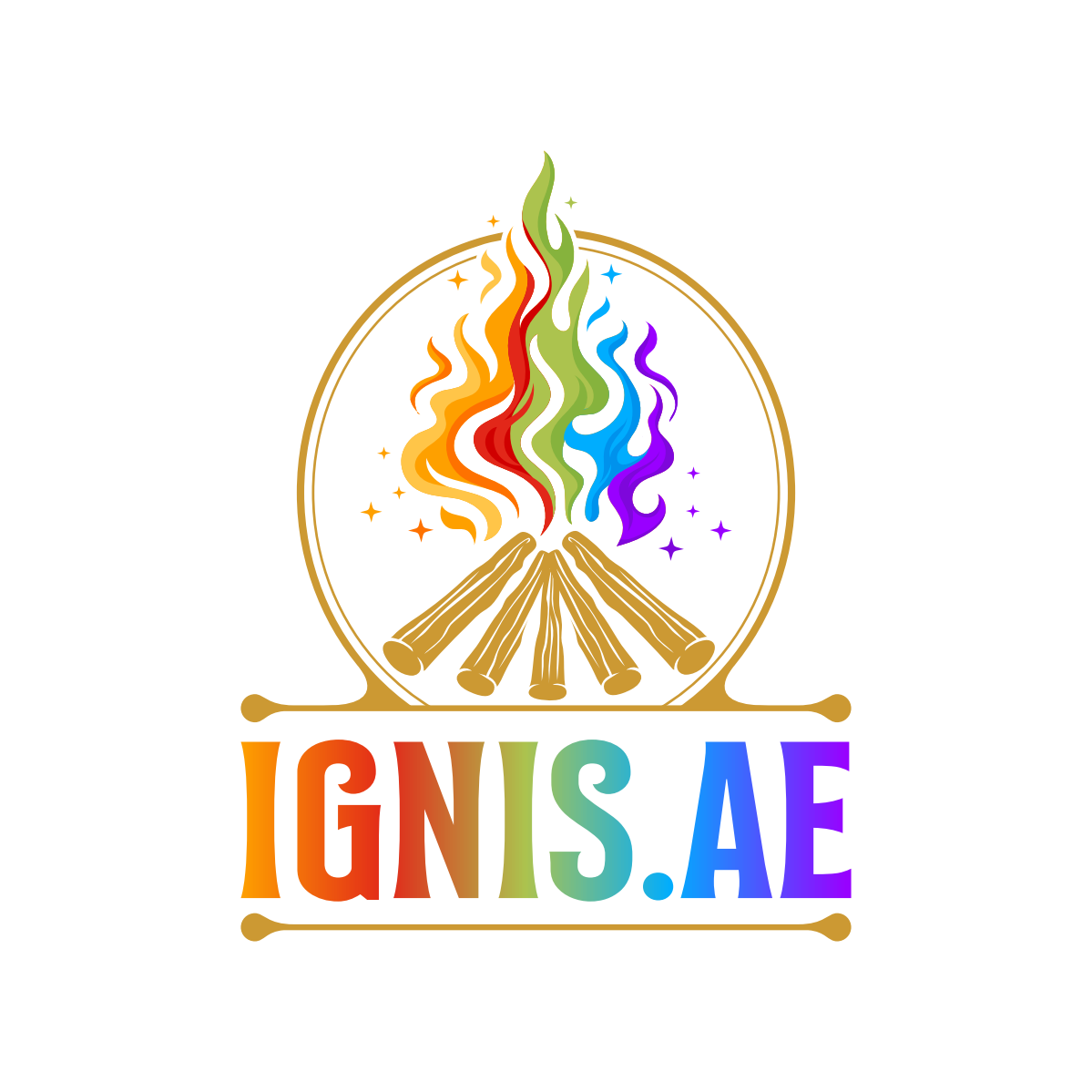 logo for a fire colorant product 