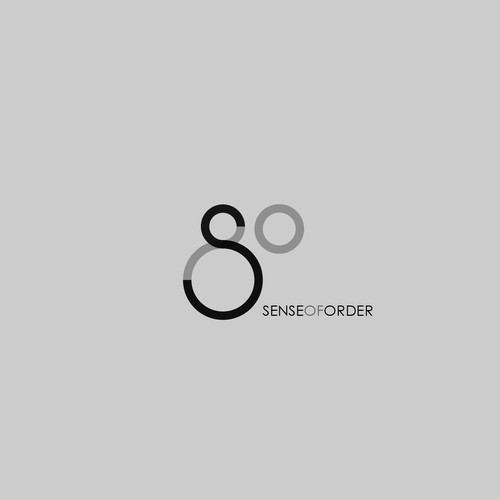 Create a clean, fresh & uncluttered logo & business card for startup business Sense of Order