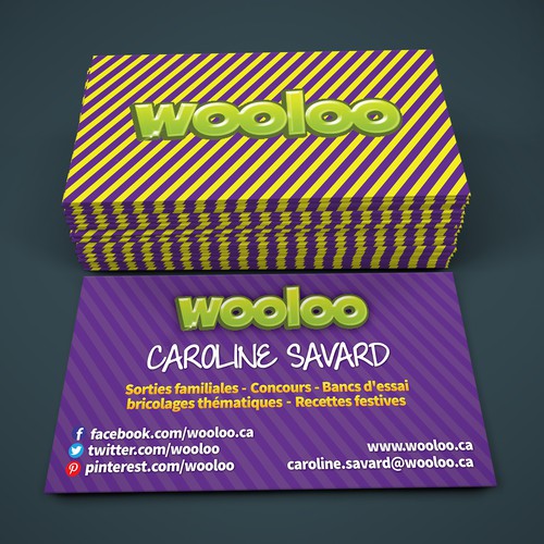 Family Blog business card