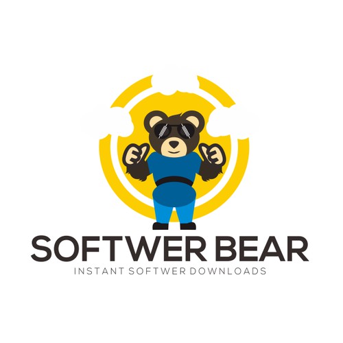 Software Bear - Design a Fun/Trustworthy/ Creative Avatar (Mascot) style logo