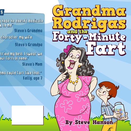 Children's Book Cover: Cartoon Grandma (ages 7-10, series)