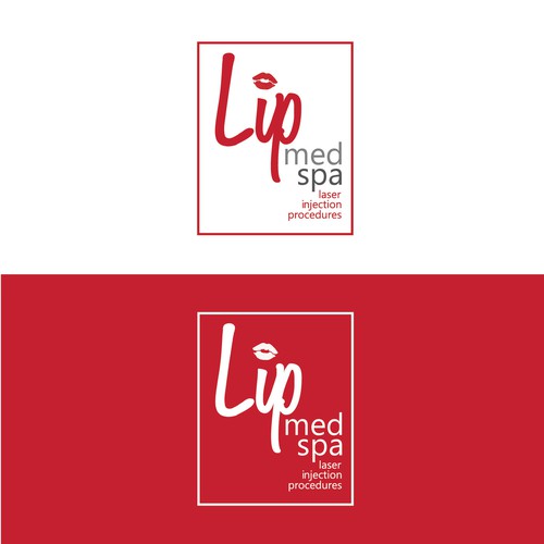 Logo for laser & injection procedures for lips.