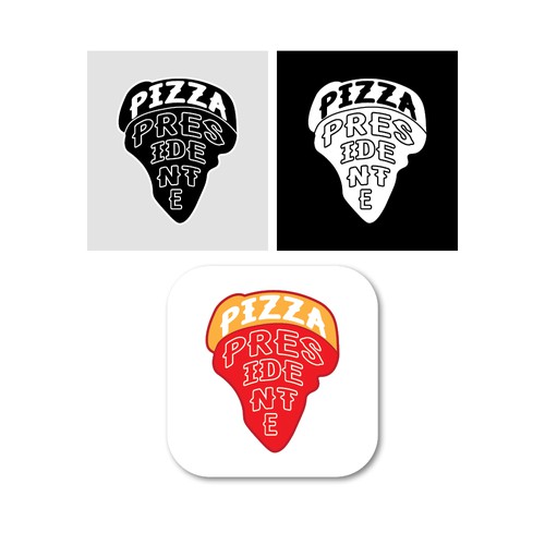 Un logo ideale per una pizzeria e perfetta anche per un'icona app 