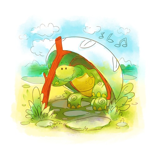 Turtle illustration...