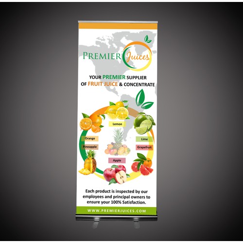 Premier Juices Trade Banner