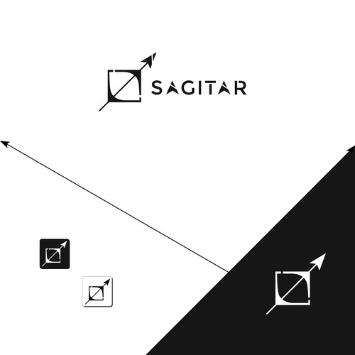 Minimalist Clean Abstract logo concept for Sagitar