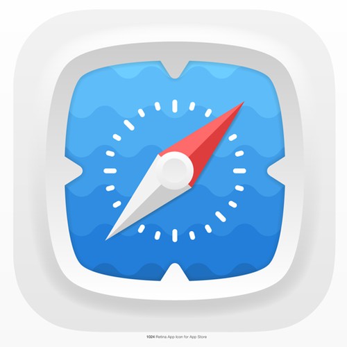 iPhone/iPad Icon for Map App - for Surfers and Other Adventure Types