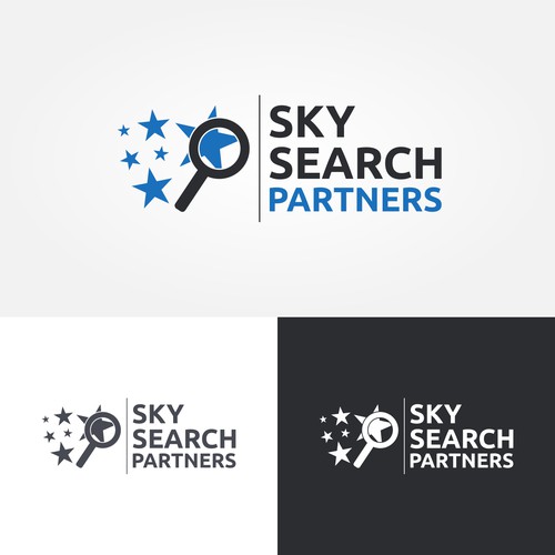 Logo concept for "Sky Search Partners"