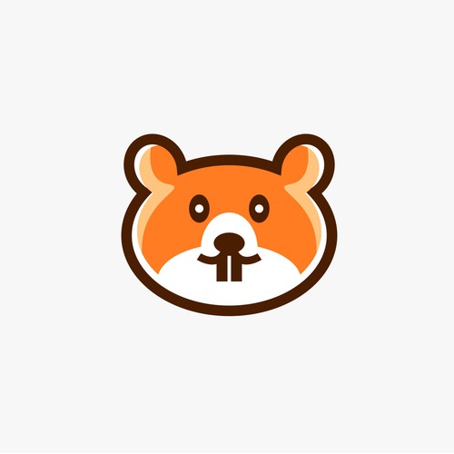 Hamster logo concept