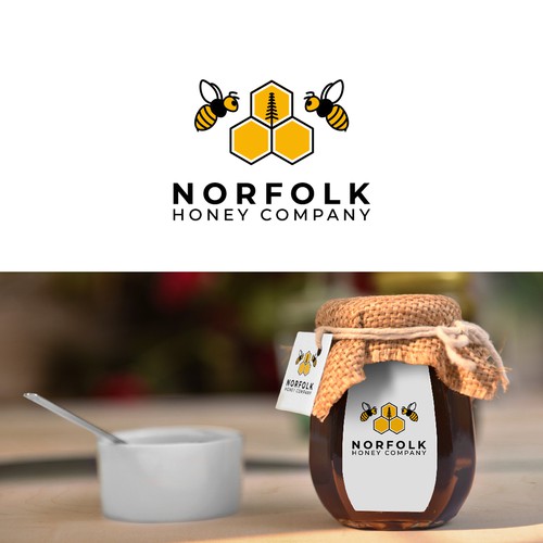 Honey Company Logo Design