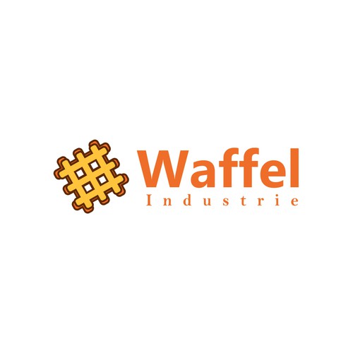 Bold logo conept for Waffel Industrie