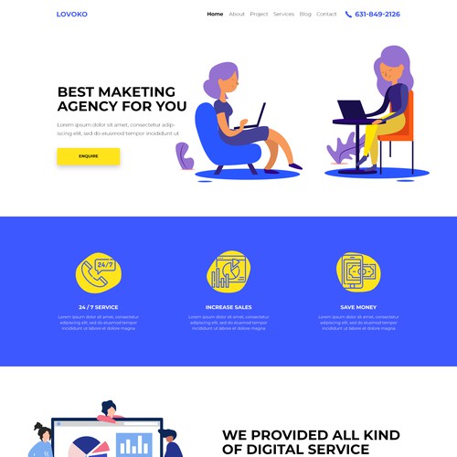 Digital Marketing Landing Page