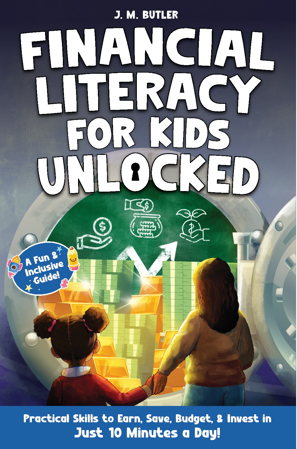Design a Bold, Inspiring Cover for a Kids' Financial Literacy Book!