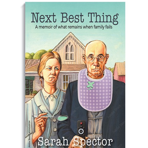 Book cover design for memoire