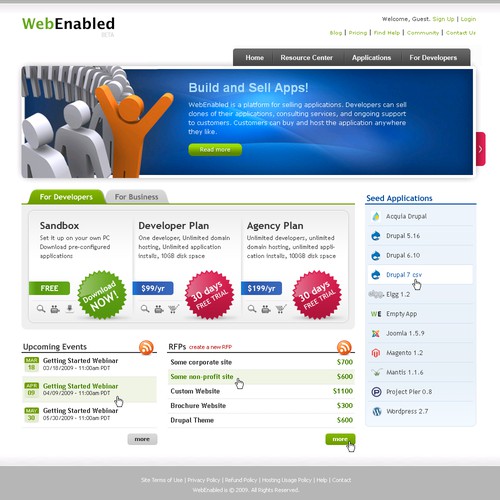 WebEnabled.com Home Page