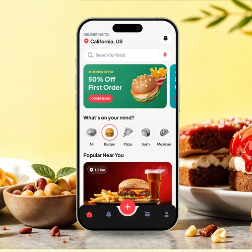 Foodie : Order with ease, enjoy with delight.