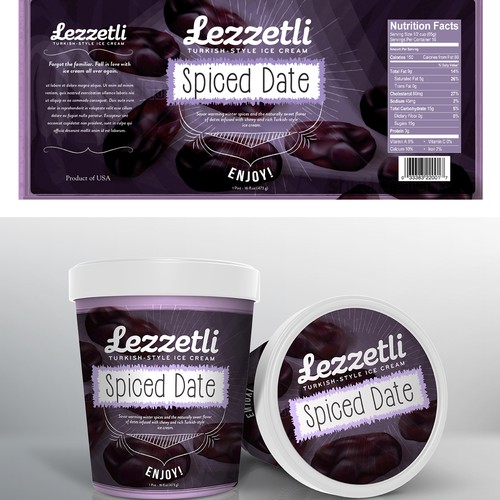Spiced Date Ice Cream