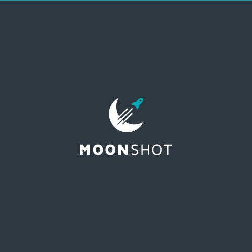 MOONSHOT project logo design