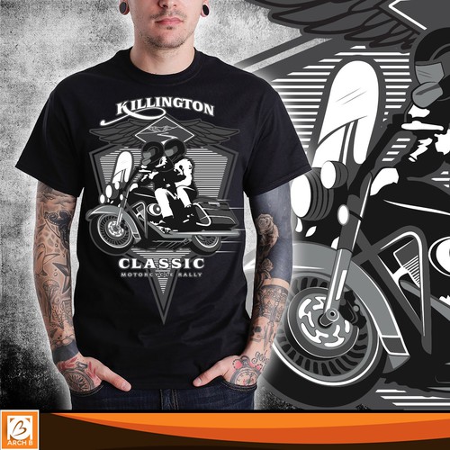 Bold t-shirt design for Motor Biker 