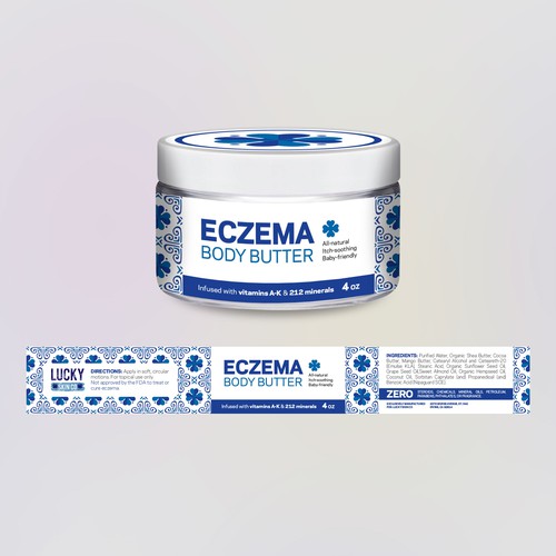 Eczema Body Butter Label