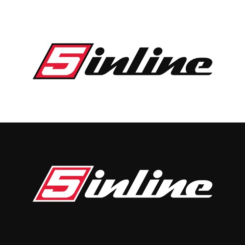 5inline | Retro Super Car Vibe Logo