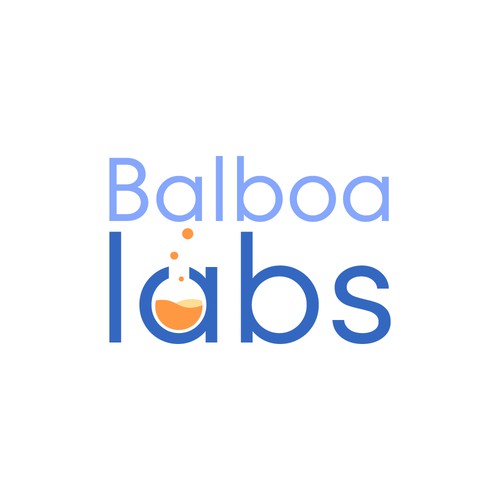 Logo concept for a laboratory