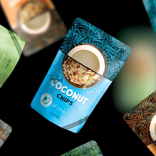 Coconut chips_ Stand up Pouch design for Chipper