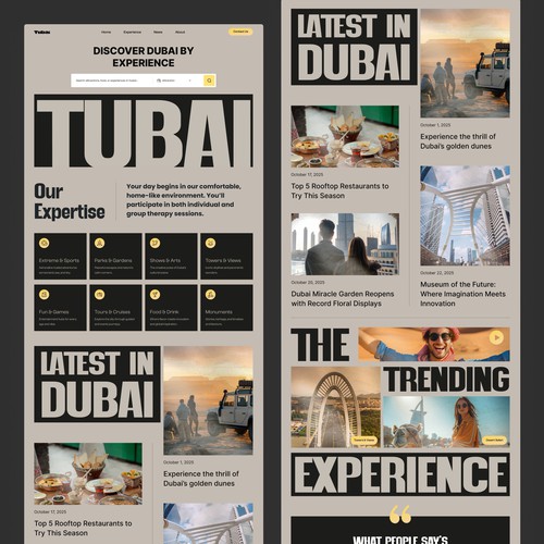 Dubai’s AI-powered Travel Website