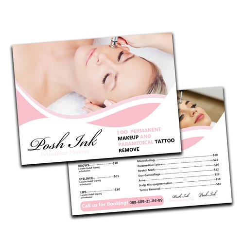 Beauty Post Card Design