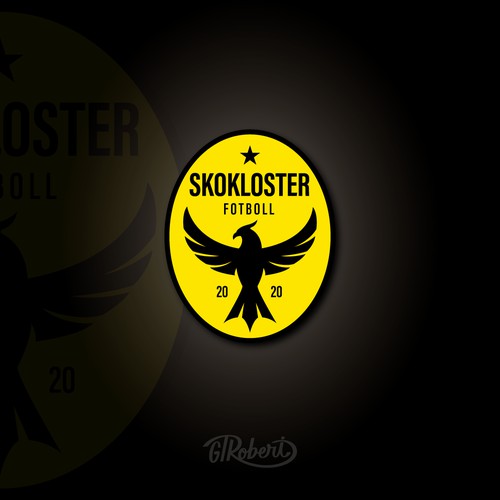 Skokloster Fotboll logo design