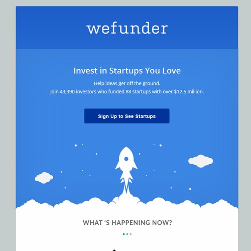 Email Template for wefunder