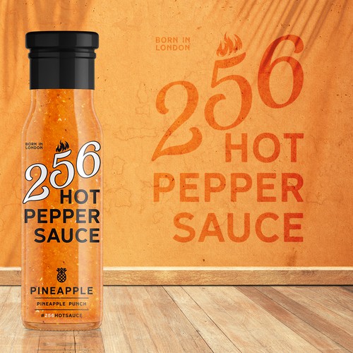Sauce label design