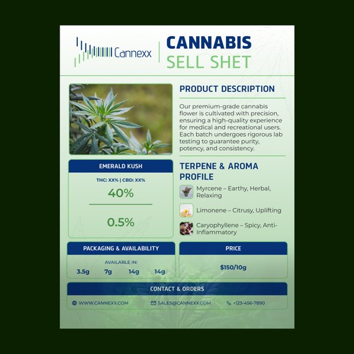 cannabis flyer
