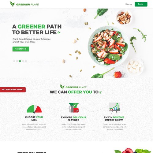Vegan food website