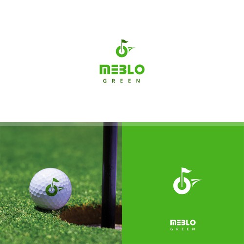 Golf products logo concept.