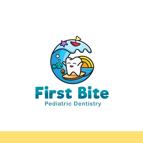 First Bite Pediatric Dentistry Logo Design