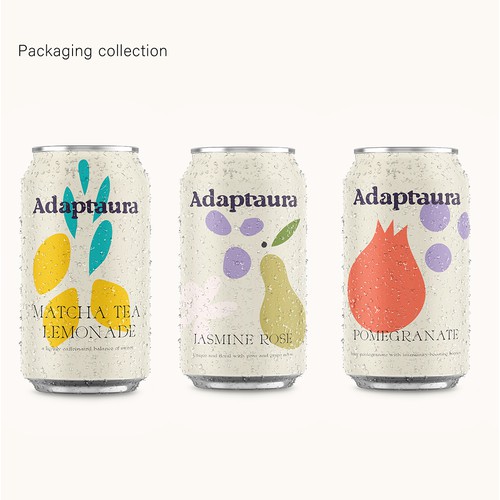 Adaptaura brand identity and packaging