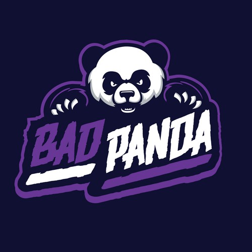 bold angry panda