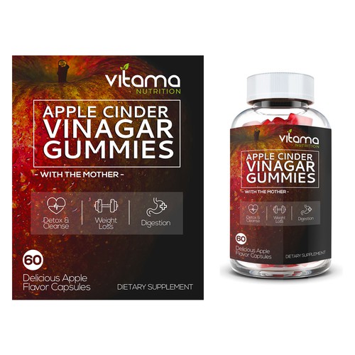 Product label for Vitama Nutrition