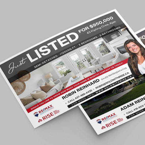 Luxurious & Modern Real Estate Agent Flyer Design