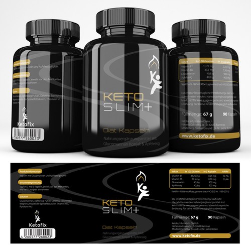 Keto Slim+ Diet Pils LABEL