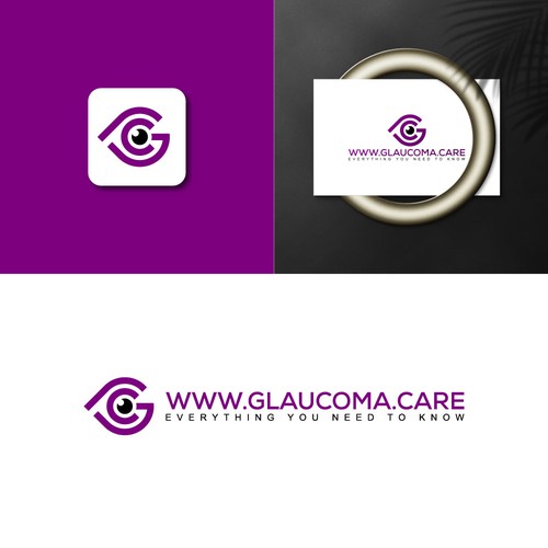 GC Logo design for www.glaucoma.care 
