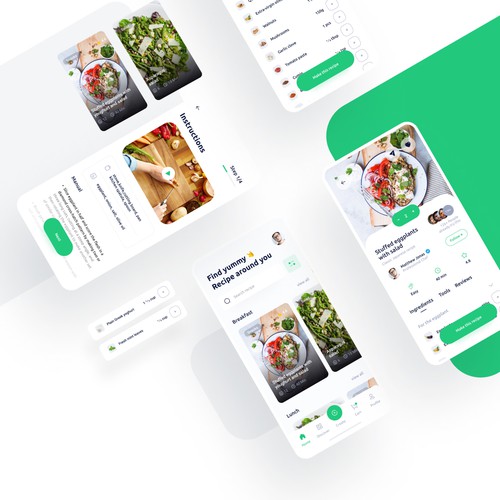 Yummy Recipes App Concept