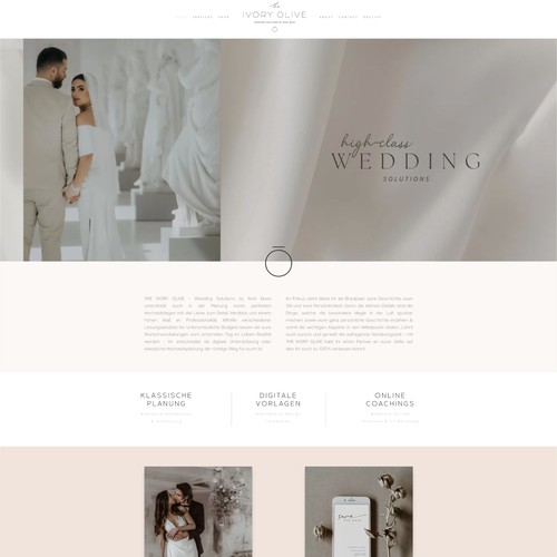 Website for a Wedding Planner