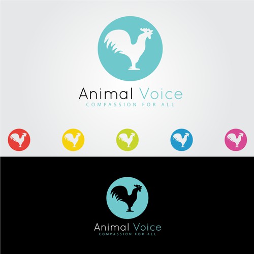 Create a logo for advocacy group Animal Voice