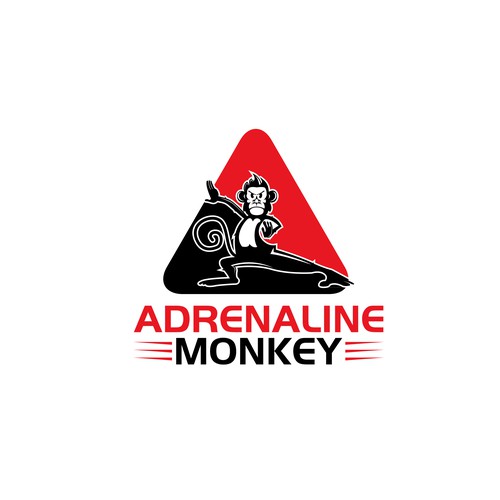 Logo Design For "Adrenaline Monkey"