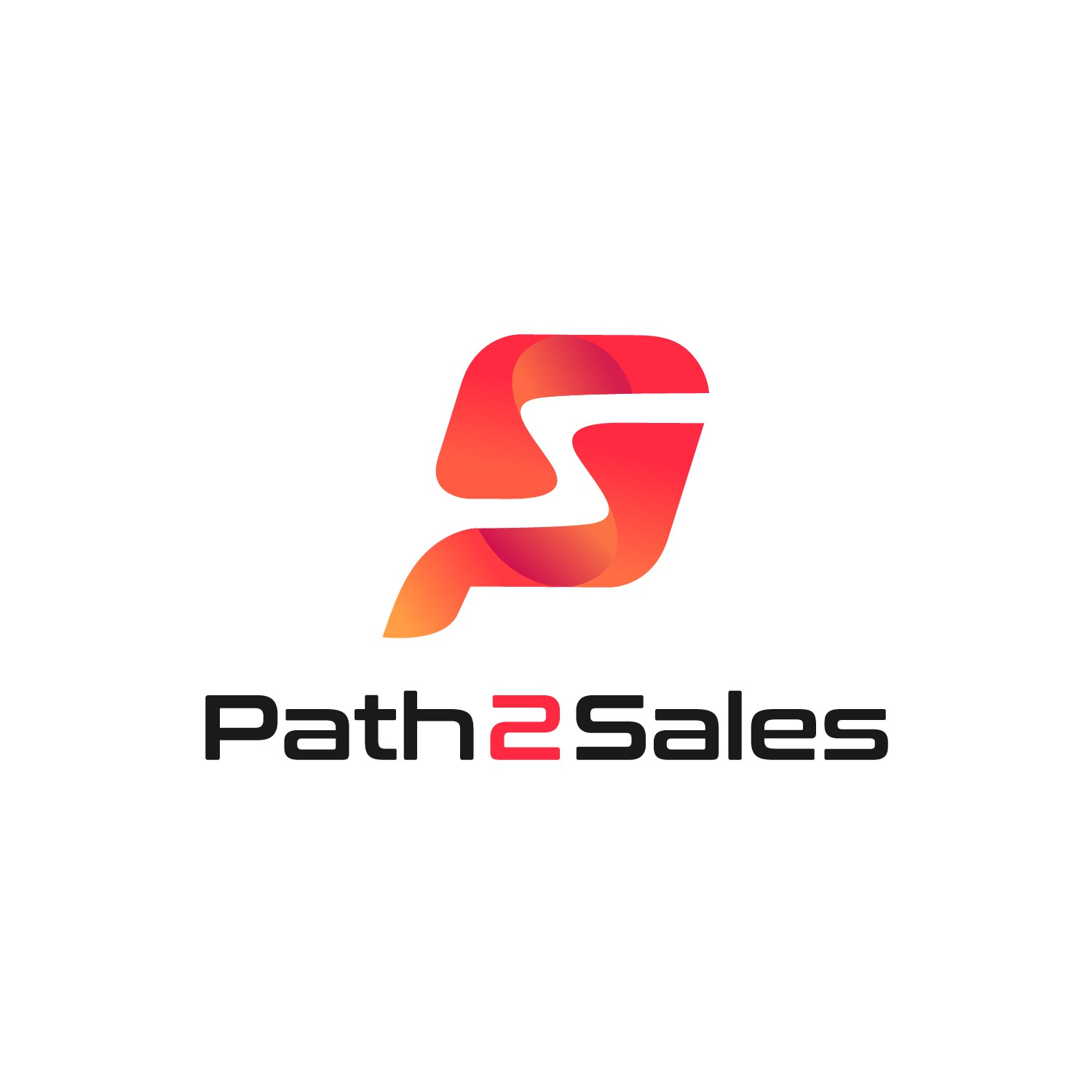 创建一个标志显示一个抽象的进展通过颜色、渐变和Path2Sales维度