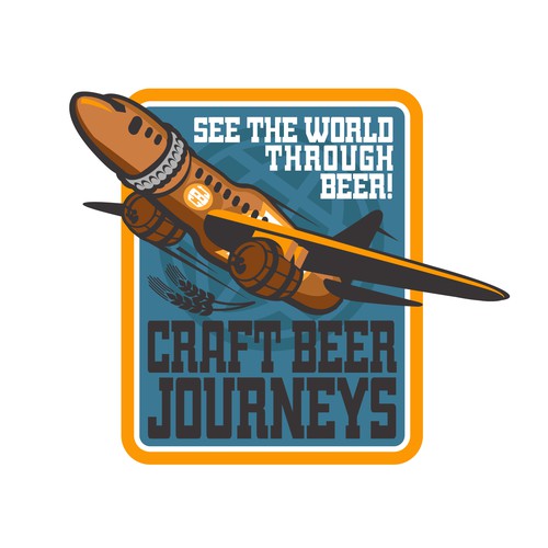Craft beer Journey Logo Design Entry
